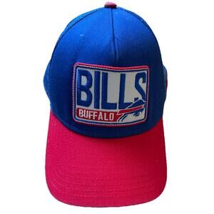 Buffalo Bills Hat Cap Mesh Men’s Blue Snapback Embroidered NFL Football ‘47